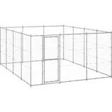 vidaXL Outdoor-Hundezwinger Verzinkter Stahl 14,52 m2
