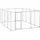 vidaXL Outdoor-Hundezwinger Verzinkter Stahl 14,52 m2