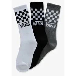Vans  Socken Drop v classic check crew sock  in Schwarz, Einheitsgrösse