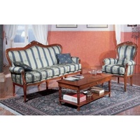 JVmoebel Sofa Klassische Sofagarnitur Couch 3+1 Sofa Couchen Italienische Möbel, Made in Europe grau
