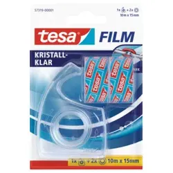 Handabroller +2RL transparent TESA 57319-00001-04 15mm x10m