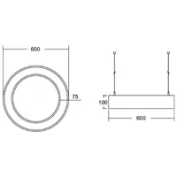 Brumberg 13530164CA 13530164CA LED-Pendelleuchte LED ohne Silber