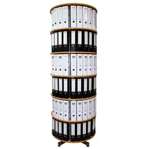 REEF Ordnerdrehsäule DIN A4 228 mm Braun 144 St.