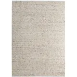 Steffensmeier Handwebteppich, Beige, Naturmaterialien, Rechteckig, 60x110 cm, beidseitig verwendbar, Teppiche & Böden, Teppiche, Naturteppiche