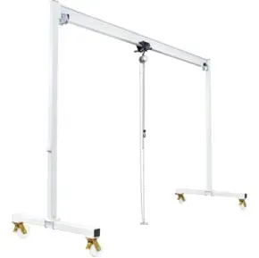 Vetter Portalkran Profi A + Stirnradflaschenzug mit Handschiebefahrwerk 1000kg, 6,0m
