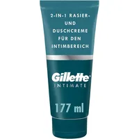 Gillette Intimate 2-in-1 Rasier-und Duschcreme, sanfte Formel, formuliert für den Intimbereich 177 ml