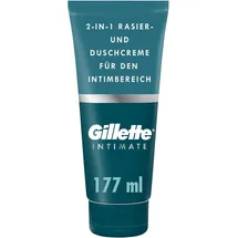 Gillette Intimate 2-in-1 Rasier-und Duschcreme, sanfte Formel, formuliert für den Intimbereich 177 ml