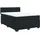 vidaXL Boxspringbett 140 x 200 cm Schwarz
