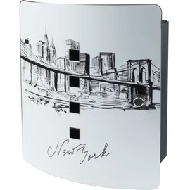 Burg Wächter BURG-WÄCHTER Motiv Schlüsselbox 6204/10 Ni Skyline NY