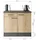 Respekta Buffetschrank Oliver 100 x 90 x 60 cm Grau/Grün