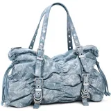 DESIGUAL Gathered Shoulder Bag Denim Space Blue