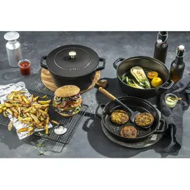 Staub Cocotte Kochtopfset 3-tlg. schwarz