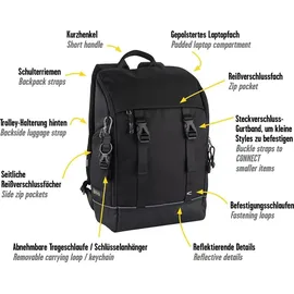 CAMEL ACTIVE Connect Daypack M 44 cm schwarz