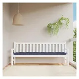 vidaXL Gartenbankauflage 200 x 50 x 7 cm blau 1 St.