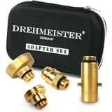 Drehmeister LPG Adapter Set inklusive Etui W21.8x1/14"