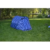 Defactoshop Wurfzelt Wurf Zelt Sekundenzelt 2-3 Person Outdoor Campingzelt Tent Pop Up, Personen: 20 blau