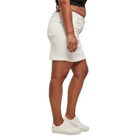 URBAN CLASSICS Organic Stretch Kurzer Rock Mit Hoher Taille Off White Raw 32