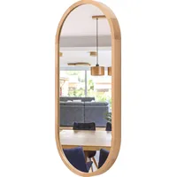 stolarnia pika Oval Spiegel 100 x 38 cm Braun
