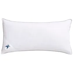 Federkopfkissen ÄLGDRÖM "Lodiken Kopfkissen 40x80 cm, 80x80 cm", weiß, B:40cm L:80cm, Bezug: 100% Baumwolle. Füllung: 100% Federn, Kopfkissen, Kissen, DOWNPASS zertifiziert und NOMITE