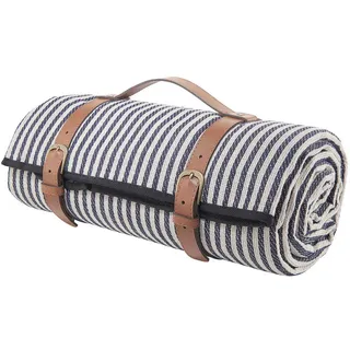 BUTLERS Picknickdecke Wanderlust blau 150 x 200 cm