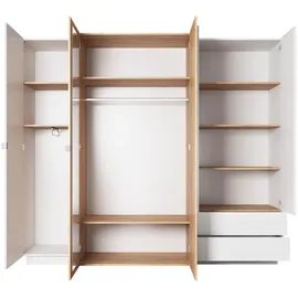 masseno Drehtürenschrank TRES 230 x 201,8 x 51,6 cm Weiß