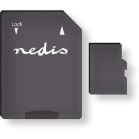 Nedis Speicherkarte - microSDXC 64 GB - Schreibegeschwindigkeit: 90 MB/s - Lesegeschwindigkeit: 45 MB/s - UHS-I - SD Adapter enthalten