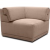 Sofa-Eckelement »800007«, Rückenkissen aufstellbar, unendlich erweiterbar braun