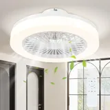 Homcom 46 cm Deckenventilator Weiß