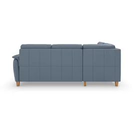 Home Affaire Ecksofa »Palmera L-Form«, Federkern, wahlweise mit Bettfunktion und mit/ohne Stauraum blau
