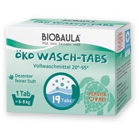 BIOBAULA GmbH BIOBAULA Vollwaschmittel-Tabs 19 Tabs