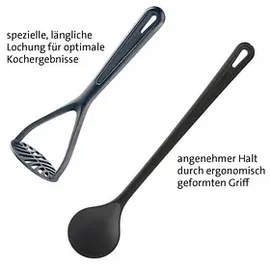 Westmark Küchenhelfer-Set Gentle Kunststoff schwarz, 1 Set