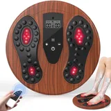 Medic Durchblutungs-stimulator Beine mit 850NM Infrarotlicht, Neu Rotlichtlampe Therapie Durchblutungsstimulator Füße Beine mit 4 TENS Elektroden Pads, EMS Fußmassagegerät Elektrisch für Durchblutung