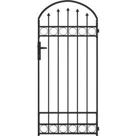 vidaXL Zaunpfosten 100 x 88 cm Grau/Stahl