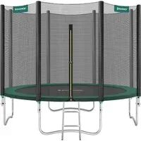 Trampolin Ø 305 cm schwarz-grün