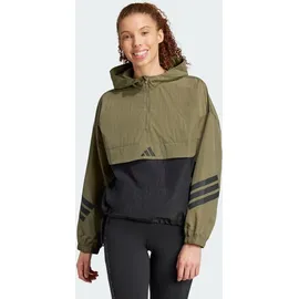 Adidas Future Icons 3-Streifen Jacke Olive Strata 2XS