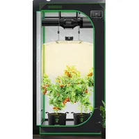 VIVOSUN Smart Growzelt Komplettset 90x90x180cm 200W LED WLAN App Steuerung neu