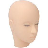 3D-Make-up-Übungskopf, Wimpern-Mannequin-Kopf, 3 Schichten, Sicheres Weiches Silikon, Hohe Simulation, Make-up-Übungskopf Salon-Massage-Training
