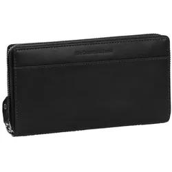 The Chesterfield Brand Wax Pull Up Geldbörse RFID Schutz Leder 19 cm black