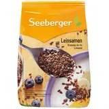 Seeberger Leinsamen 9er Pack: Naturbelassene Leinsamenkörner – sättigend & entzündungshemmend – ideal zum Backen – ganze Körner, vegan (9 x 250 g)