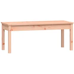 vidaXL Gartenbank 109x44x45 cm Massivholz Douglasie