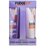 Fudge Clean Blonde Damage Rewind Duo