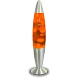Blulaxa Lavalampe Weiß/Orange