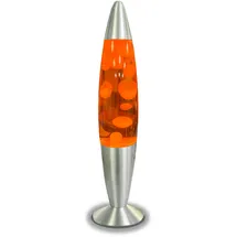 Blulaxa Lavalampe Weiß/Orange