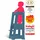 tiSsi Lernturm Felix 90 x 50 cm Buche massiv blau