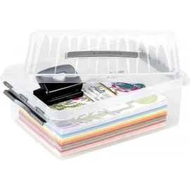 SUNWARE Q-Line Aufbewahrungsbox 40 x 30 x 14 cm 12-tlg. transparent