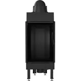 Kamineinsatz aus Stahl KRATKI NADIA 9 kW Ø 200 Schwarze Thermotec-Auskleidung - Schwarz