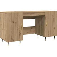 VidaXL Schreibtisch Eiche handwerklich 140 x 50 x 75