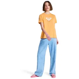 Roxy T-Shirt ROXY "Ocean Road Art", Damen, Gr. M, papaya, Obermaterial: 100% Baumwolle., Shirts T-Shirt