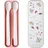 Mepal Fütterlöffel Mepal Mio – Babylöffel – Kleinkind Fütterlöffel – Baby Besteck – Spülmaschinengeeignet – BPA frei – 2er Besteck Set – Flowers Butterflies