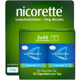 Nicorette Freshmint 2 mg Lutschtabletten 80 St.